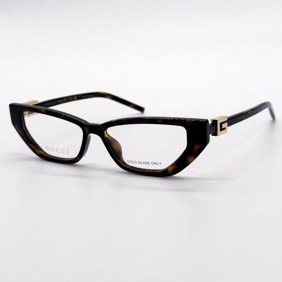NEW GUCCI GG1683O 003 EYEGLASSES WOMEN HAVANA EYEWEAR - Picture 1 of 10